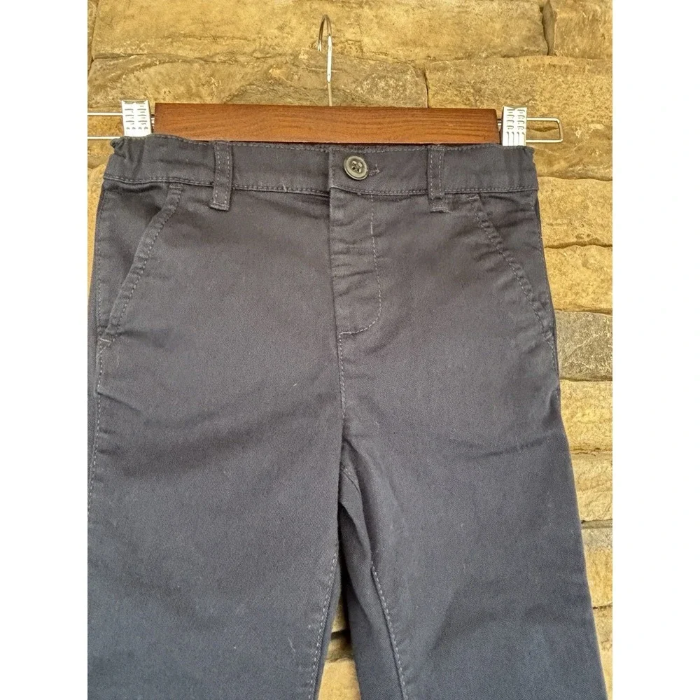The Childrens Place Solid Navy Blue Straight Leg‎ Chino Pants Toddlers Size 3T